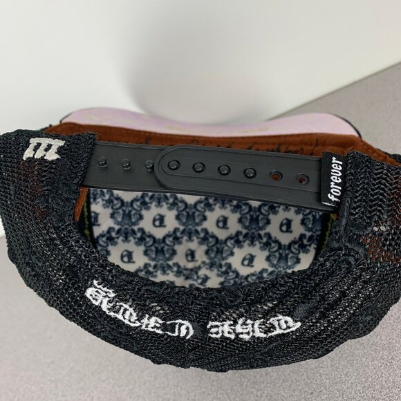 Dvniel Luu San Francisco Dreams Don't Sleep Black Corduroy Trucker Hat - Picture 9 of 16